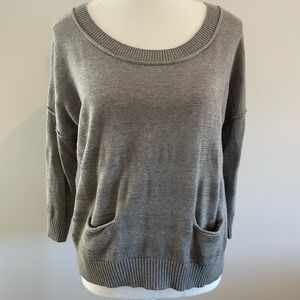 Banana Republic Gray Crew Neck Sweater